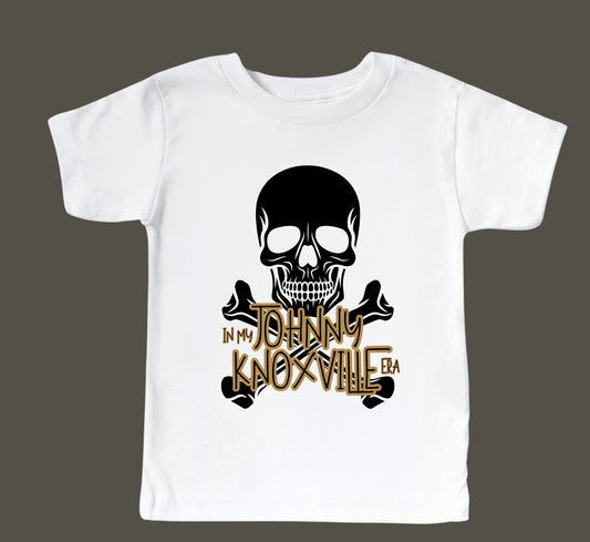 In My Johnny Knoxville Era - Skull - White - Youth Tee